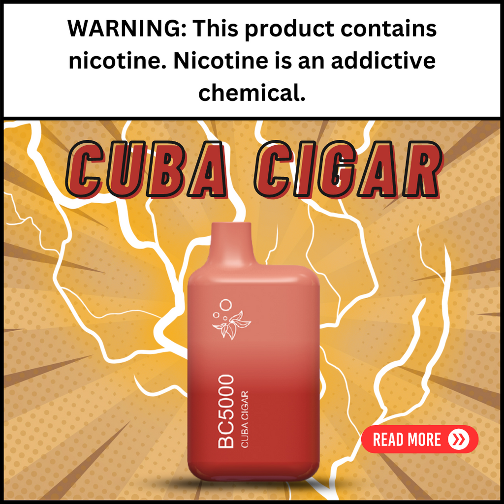 Enjoy the Rich Tobacco Flavor with Cuba Cigar Disposable Vape