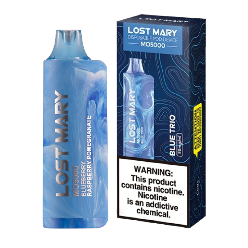 Lost Mary MO5000 Blue Trio 5% Disposable Vape | Only $13.95 – EJ Store