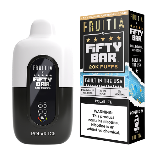 Fruitia x Fifty Bar Polar Ice Disposable Vape | $12.95 – Ejuice Store