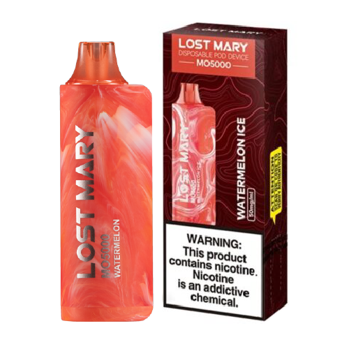 Lost Mary Mo5000 Watermelon Ice 5% Disposable Vape 