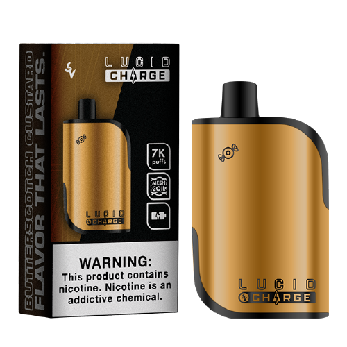 Lucid Charge Butterscotch Custard Disposable Vape 12.95 EJ Store