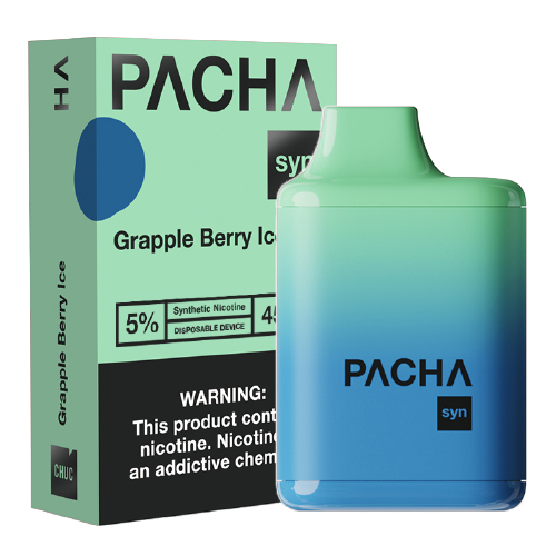 Pachamama Syn Grapple Berry Ice 4500 Puffs Vape Disposable – EJ Store