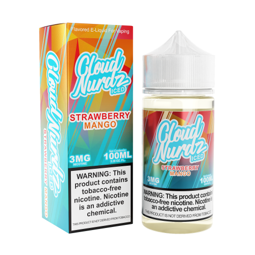 Buy Cloud Nurdz Strawberry Mango Iced 100ml Vape Juice – Ejuice Store